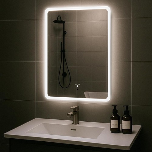 Led bathroom mirror - bathroom, in