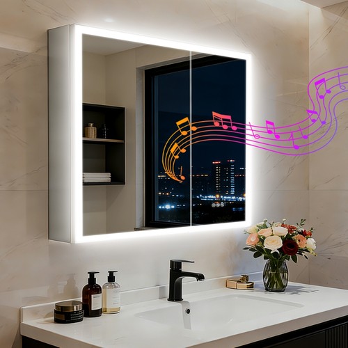 Led bathroom mirror cabinet - led,