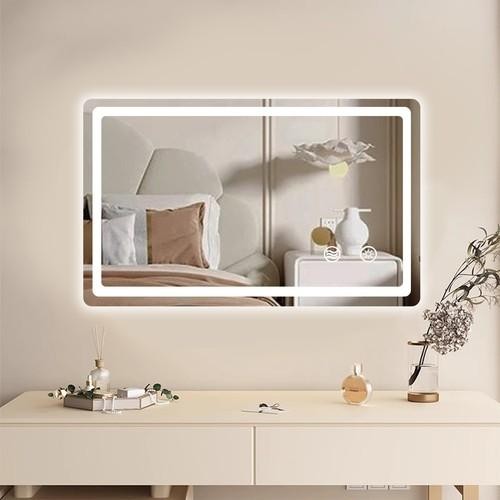 Led bathroom mirror with - mirror,